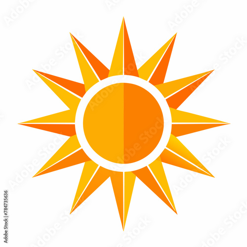 Radiant Sun: Vector Illustration of the Sun