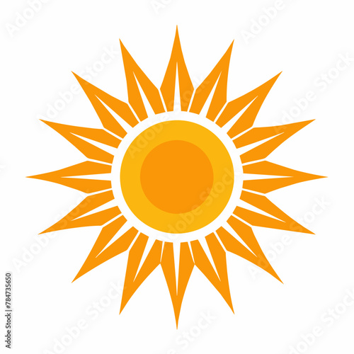 Radiant Sun: Vector Illustration of the Sun