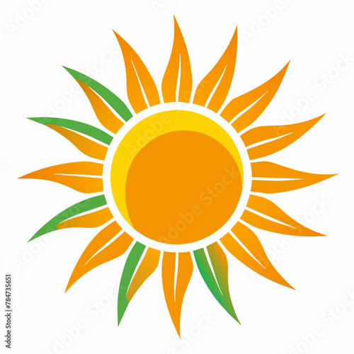 Radiant Sun: Vector Illustration of the Sun