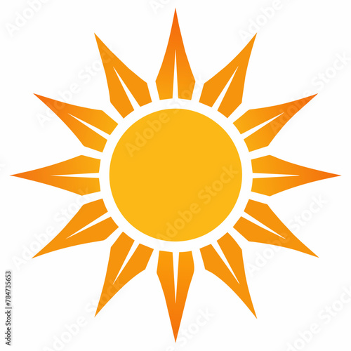 Radiant Sun: Vector Illustration of the Sun