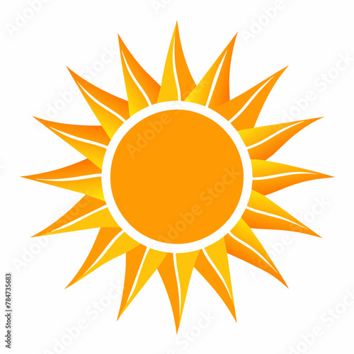 Radiant Sun: Vector Illustration of the Sun