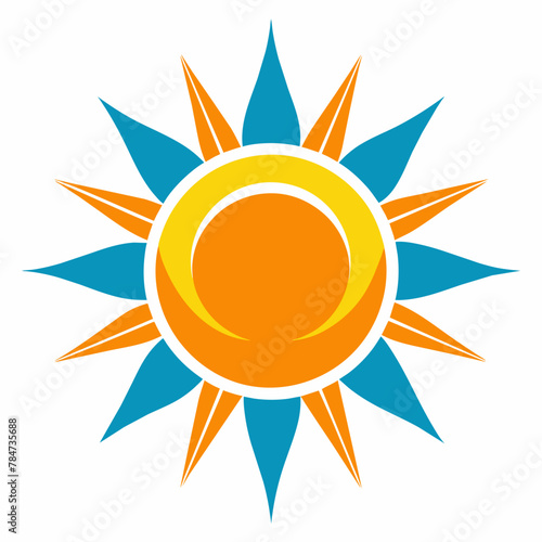 Radiant Sun: Vector Illustration of the Sun
