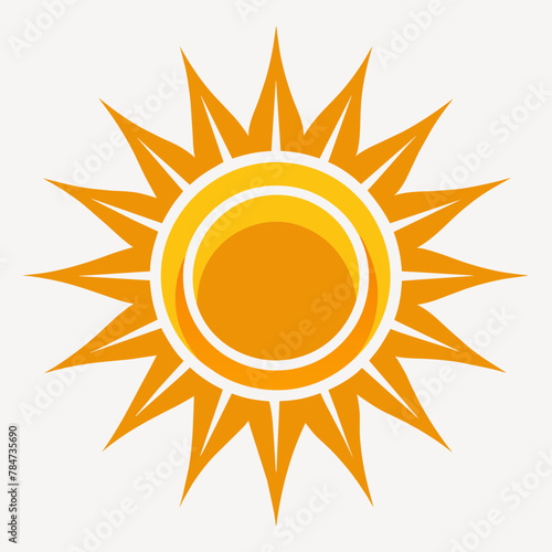 Radiant Sun: Vector Illustration of the Sun