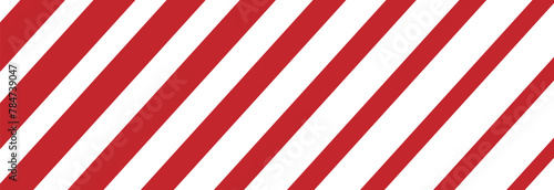 Stripes diagonal pattern. White on red pattern with oblique black lines Vector illustration. warning striped rectangular background,red and white stripes diagonally sign showing the size of the load,  photo