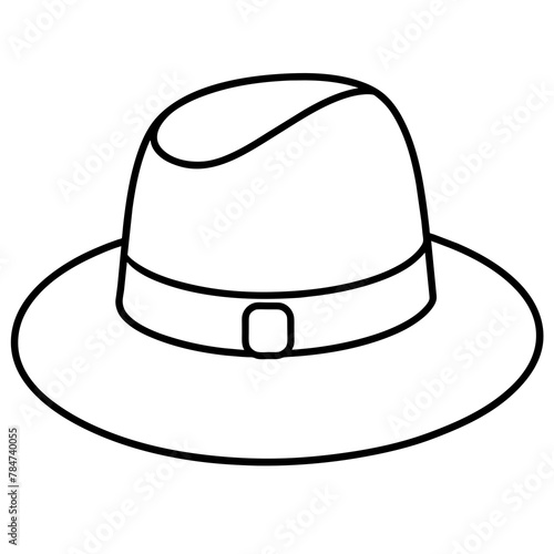 hat isolated on white background