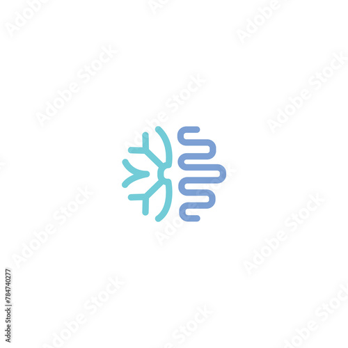Psychology therapy vector logo design