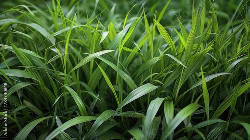 Close Up of Green Leaves