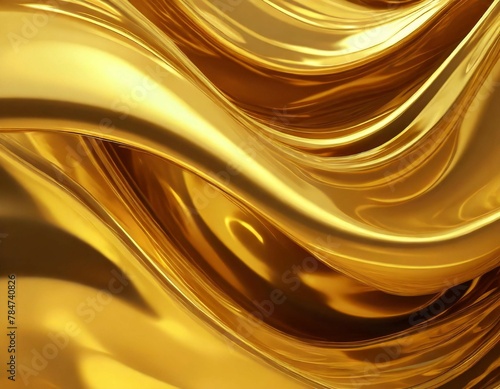 smooth gold texture liquid background