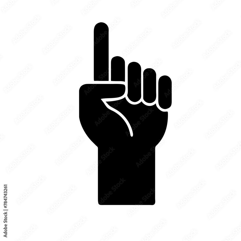 Strong Fist Raised Up With Female Gender symbol icon vector graphics element silhouette sing illustration on a Transparent Background Strong Fist Raised Up With Female Gender symbol icon vector graphics element silhouette sing illustration on a Transparent Background
