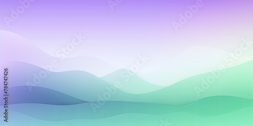Abstract lavender and green gradient background with blur effect, northern lights