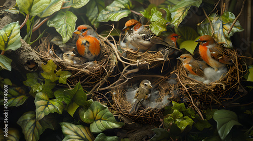 The Intricate World of Nesting Birds: A Glimpse into Avian Life
