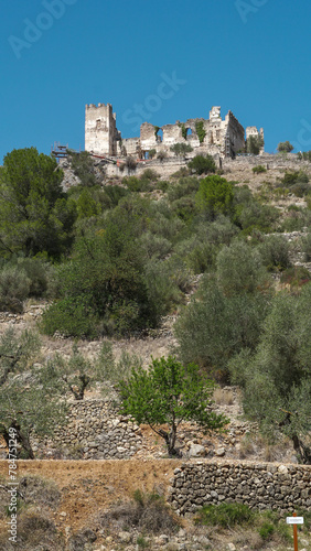 Castillo de Perputxent , castillo templario en Alicante , está situado en el término municipal de Lorcha o  L'Orxa , Valencia , España