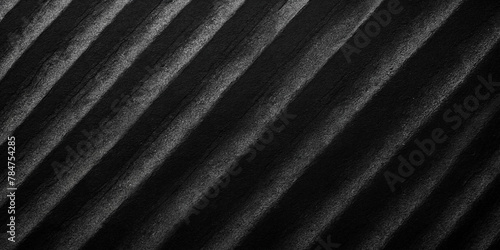 Schwarz-weiße diagonale Streifenmuster in dynamischer Perspektive photo