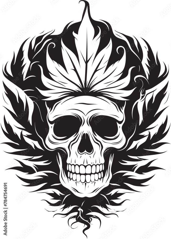 Leafy Skull Vision Cannabis Leaf Symbol Mariabone Vision Skull with Cannabis Logo Leafy Skull Vision Cannabis Leaf Symbol Mariabone Vision Skull with Cannabis Logo