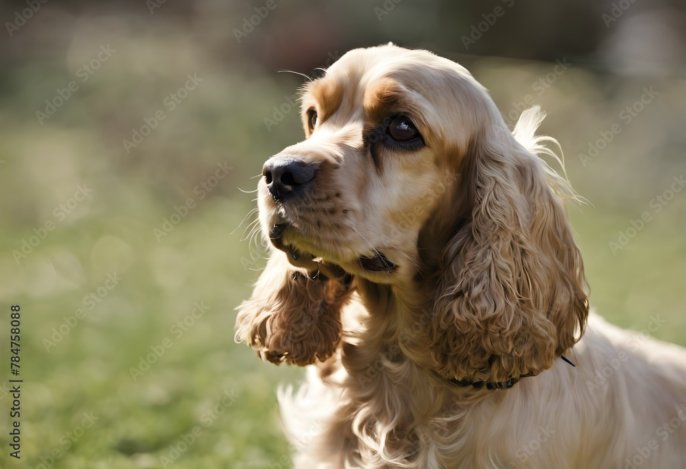 A view of a Cocker Spaniel