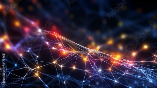 Artificial Neural Network Abstract Technology Background © Matthew