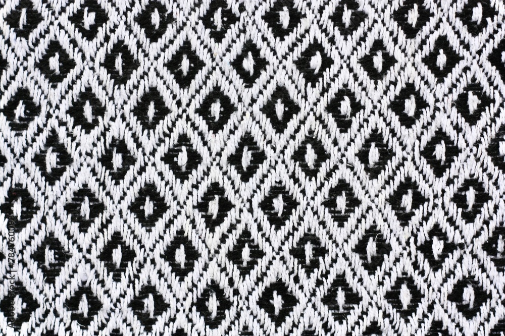 Black and white texture squares
