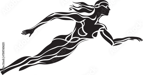 Wallpaper Mural Wave Warrior Emblematic Swim Emblem Hydro Hero Iconic Vector Badge Torontodigital.ca