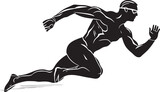 Aqua Athlete Emblematic Swimmer Symbol Swim Surge Symbolic Vector Icon