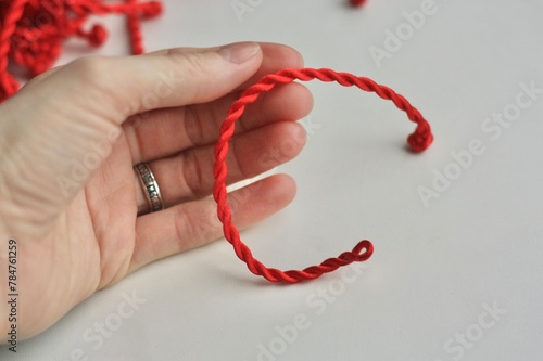 A red thread for good luck