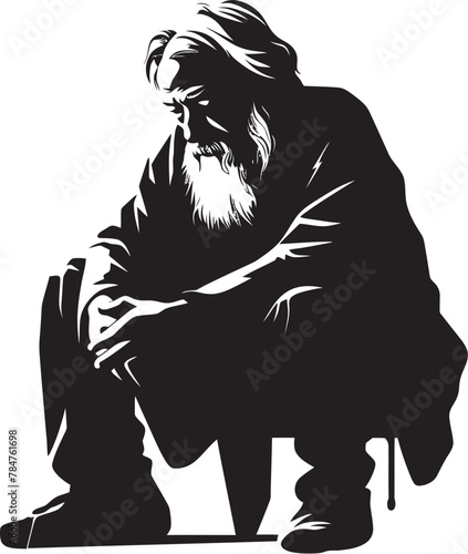 Wallpaper Mural Solitary Sigh Symbol of Weariness Echoes of Gloom Iconic Emblem Design Torontodigital.ca