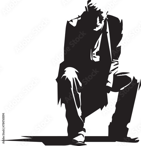 Twilight Tribulations Iconic Emblem of Struggle Solitary Sentinel Symbol of Isolated Existence