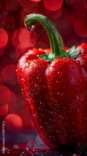 Vibrant Red Bell Pepper: A Splash of Freshness