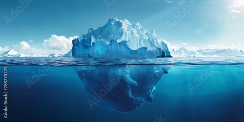 Iceberg in Antarctica Generative AI © Roman
