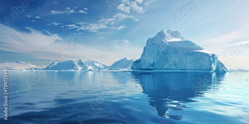 Iceberg in Antarctica Generative AI © Roman