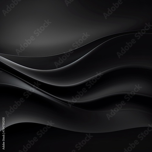 Black gradient background with blur effect, light black and dark black color, flat design, minimalist style, high resolution, professional photography, sharp focus, studio lighting