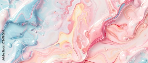 colorful liquid background, curve marble vibrant color futuristic ink