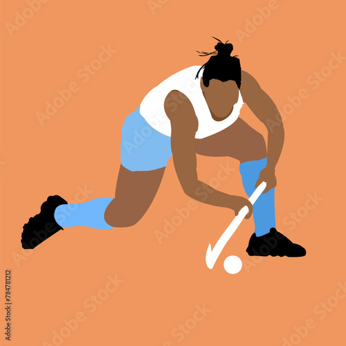 The image consists of a professional hockey player, it alludes to the Olympic Games