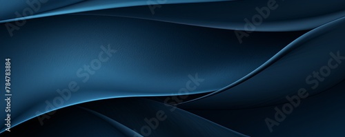 Blue background with subtle grain texture for elegant design, top view. Marokee velvet fabric backdrop with space for text or logo. Vector illustration of dark blue color surface, stock photo 2/3 plac