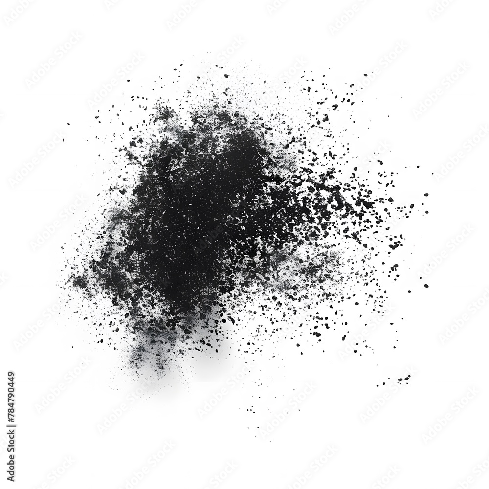 Transparent black dust particles with grain texture, scattered in a way that creates depth and movement. Transparent black dust particles with grain texture, scattered in a way that creates depth and movement.