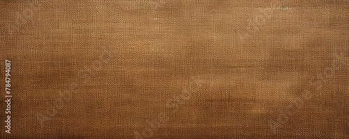 Brown canvas texture background, top view. Simple and clean wallpaper with copy space area for text or design photo