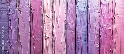 Background texture of pastel-painted wooden planks in mauve, mauve, purple.