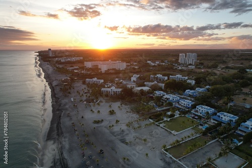 Wallpaper Mural Aerial views from over Playa Blanca, Panama Torontodigital.ca