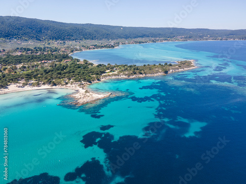 Sithonia coastline near Karydi Beach, Chalkidiki, Greece