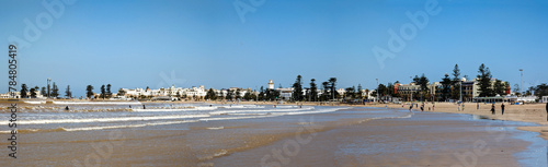 Panoramic view at Essaouira in Morocco on a sunny day 