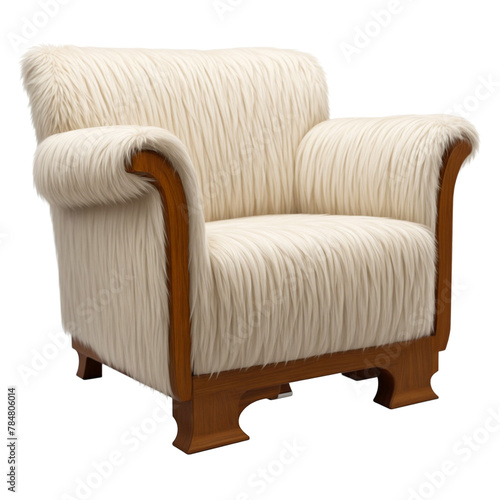 Wallpaper Mural Modern Cushion and Armchair isolated on transparent background PNG Image. Generative AI. Torontodigital.ca