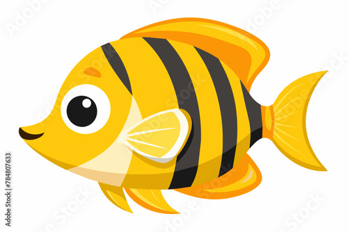 butterflyfish vector illustration