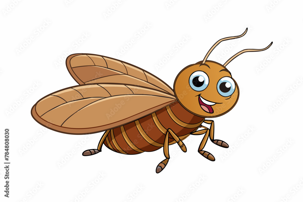 brown lacewing vector illustration brown lacewing vector illustration