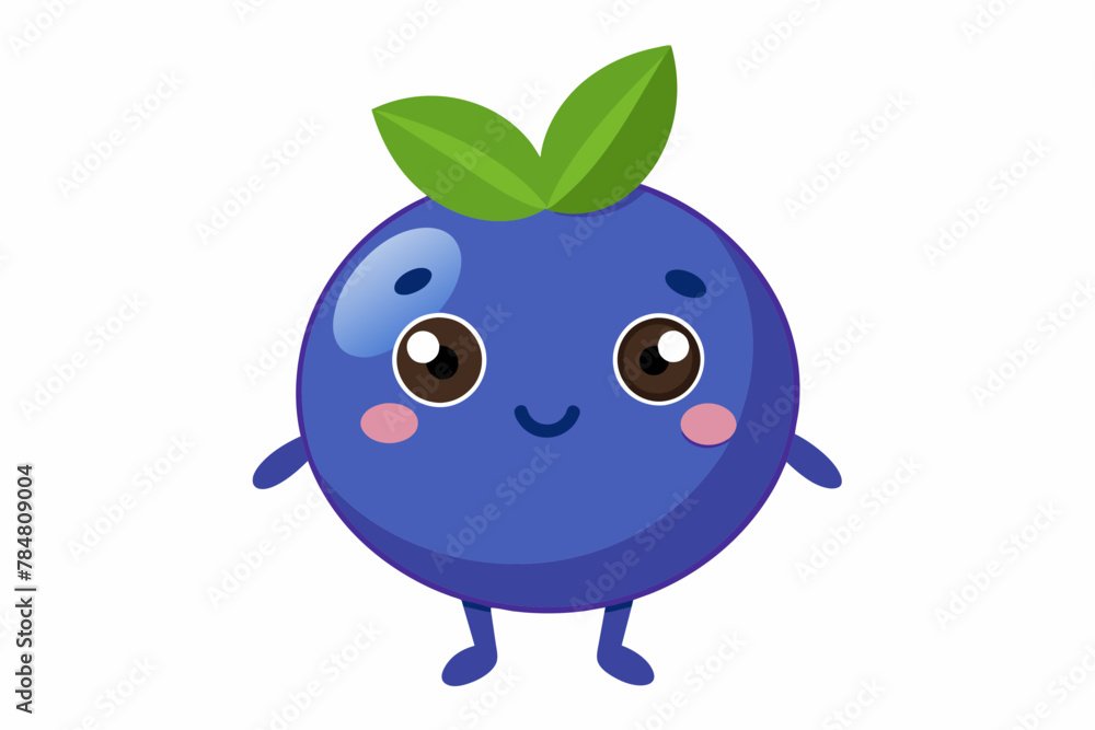 blueberry vector illustration blueberry vector illustration