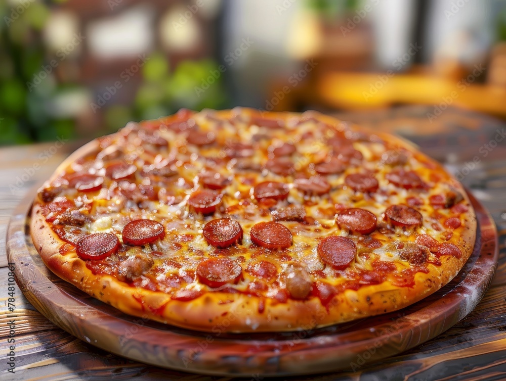 Sausage Meat Cheese Pizza Slice Whole Box Background Image Sausage Meat Cheese Pizza Slice Whole Box Background Image