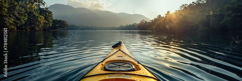 photo of a kayak on the water 