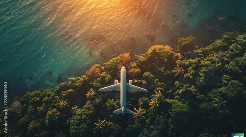 Responsible Travel Behavior, highlighting the efforts of travelers who prioritize environmental sustainability through their choice of reusable products and support for ecoconscious accommodations, ai