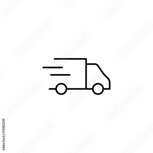 express fast quick delivery icon