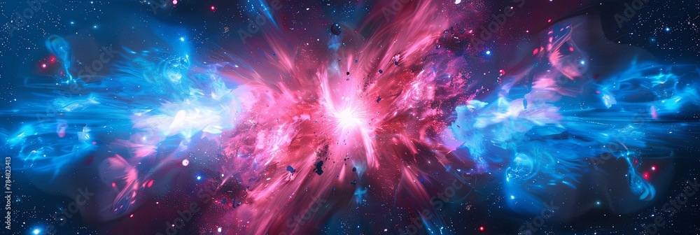 Hyperlight Nebula Burst in Vivid Neon Colors Hyperlight Nebula Burst in Vivid Neon Colors