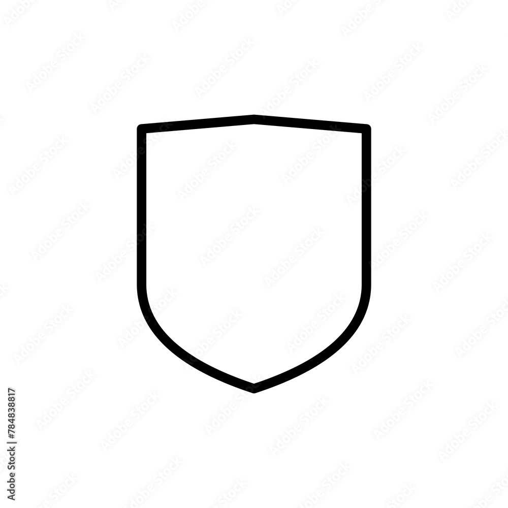 Shield vector vector icon isolated on white background. Protection icon vector. Security vector icon Shield vector vector icon isolated on white background. Protection icon vector. Security vector icon