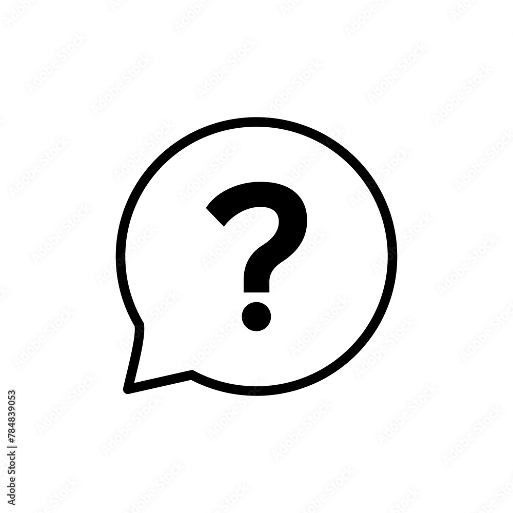 Question Icon vector isolated on white background. Question mark sign. help icon. Faq Question Icon vector isolated on white background. Question mark sign. help icon. Faq